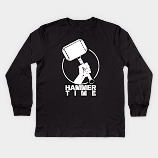 Hammer Time Thor Kids Long Sleeve T-Shirt